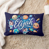Space Galaxy Elijah Personalisiert Throw Kissen (Decke)