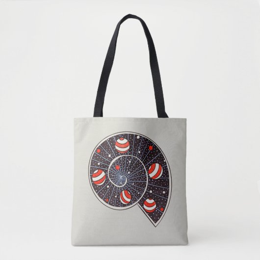 Space Galaxy Fun Planets Astronomie Schnecke Tasche (Vorderseite)