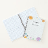 Space Galaxy Graph Spiral Notebook Notizblock (Innenseite)