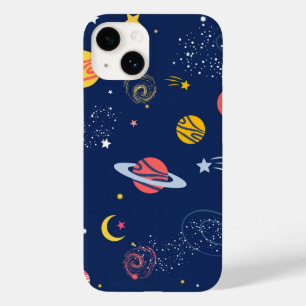 Space Galaxy Hintergrund Kosmische Navy iPhone-Hül Case-Mate iPhone 14 Hülle