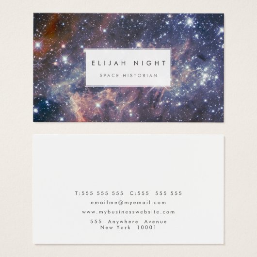 Space Galaxy Interstellar Travel Science Fiction (Vorne & Hinten)