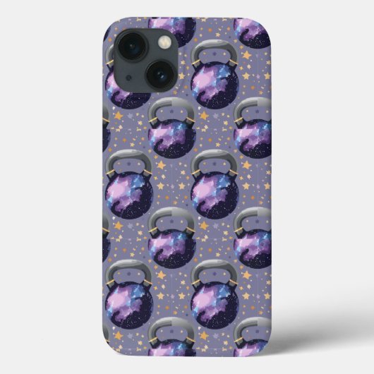 Space Galaxy Kettlebell Case-Mate iPhone Hülle (Rückseite)