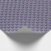 Space Galaxy Kettlebell Geschenkpapier (Ecke)