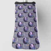 Space Galaxy Kettlebell Golf Headcover (Rotieren 90)