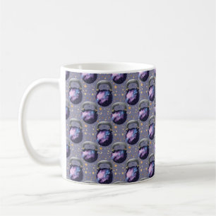 Space Galaxy Kettlebell Kaffeetasse