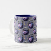 Space Galaxy Kettlebell Zweifarbige Tasse (Vorderseite Links)