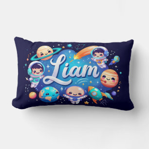 Space Galaxy Liam Personalisiert Throw Kissen