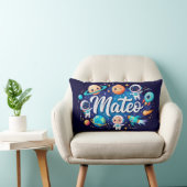 Space Galaxy Mateo Personalisiert Throw Kissen (Stuhl )