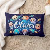 Space Galaxy Oliver Personalisiert Throw Kissen (Decke)
