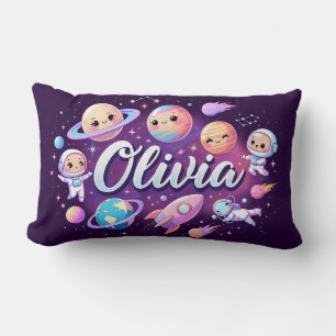 Space Galaxy Olivia Personalisiert Throw Kissen