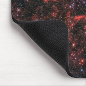 Space Galaxy Red Galaxy Mousepad (Ecke)