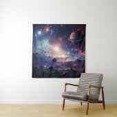 Space Galaxy Symphony Tapestry Wandteppich (Beispiel)