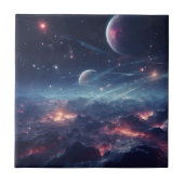 Space Galaxy Symphony Tile Fliese (Vorderseite)