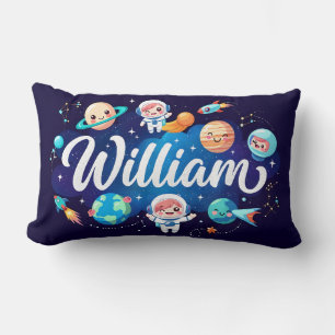 Space Galaxy William Personalisiert Throw Kissen