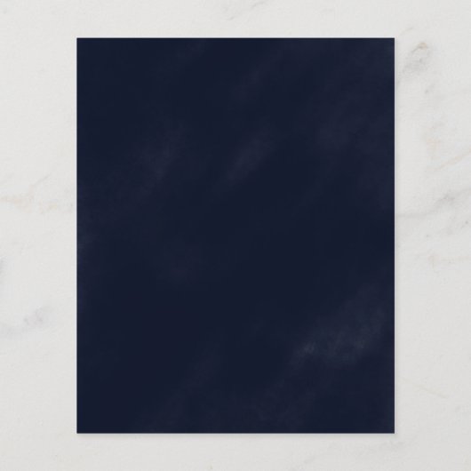 Space Galaxy wünscht sich eine Babykarte (Rückseite)