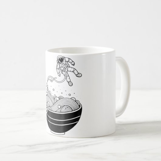Space Galay Astronaut Kaffeetasse (VorderseiteRechts)