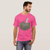 Space Gardener - Astronaut Cut The Lawn On Moon Ga T-Shirt (Vorne ganz)
