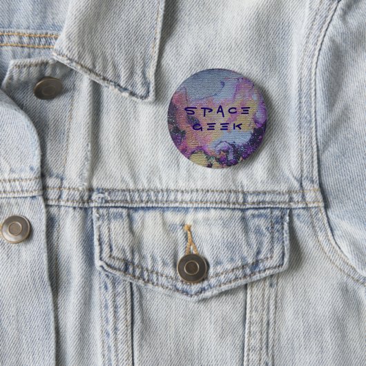 Space Geek Abzeichen Button (Beispiel)
