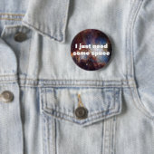 Space Geek Funny Button (Beispiel)