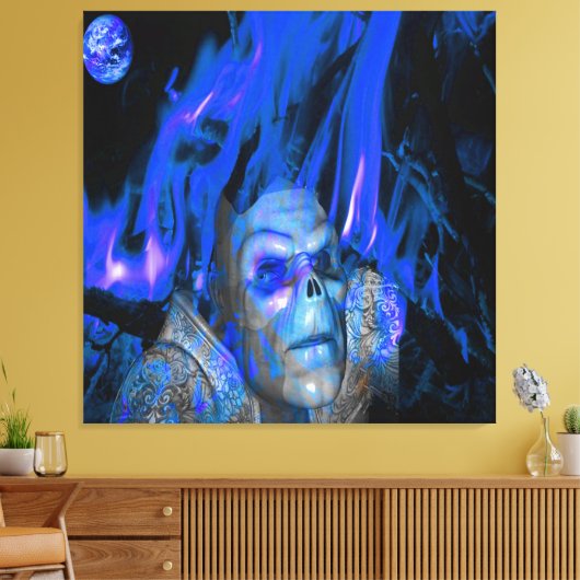 Space Ghost Leinwanddruck (Insitu (Wohnzimmer))