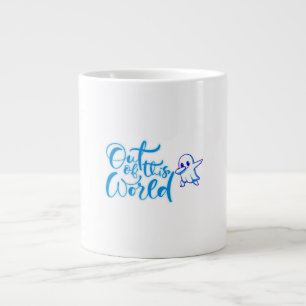 Space Ghost Vibes - Niedliches Halloween-Design Jumbo-Tasse