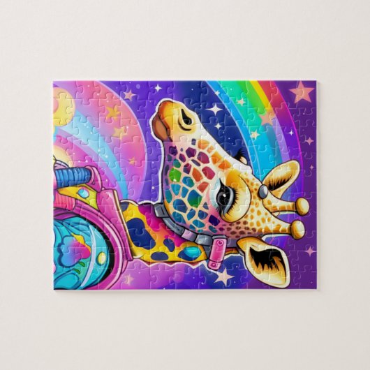 Space Giraffe Puzzle (Horizontal)