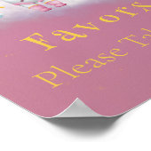 Space Girl Astronaut rosa Raketen Sterne Favoriten Poster (Ecke)