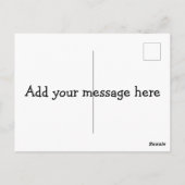 Space Girl Astronaut v7 | Postkarte (Rückseite)