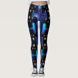 Space Girl Mechanischer Android Futuristischer Rob Leggings