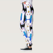 Space Girl Mechanischer Android Futuristischer Rob Leggings (Links)