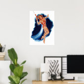 Space Girl Poster (Heimbüro)