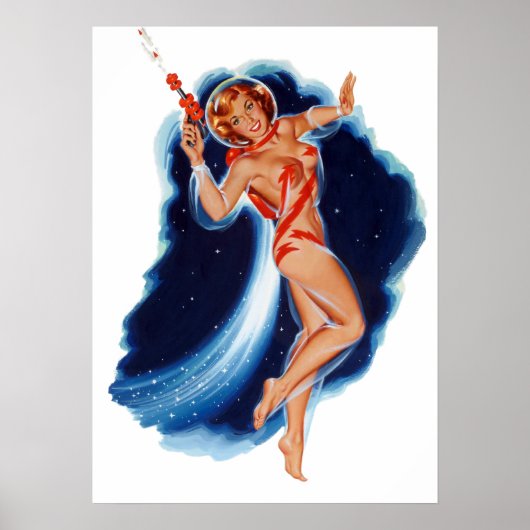 Space Girl Poster (Vorne)