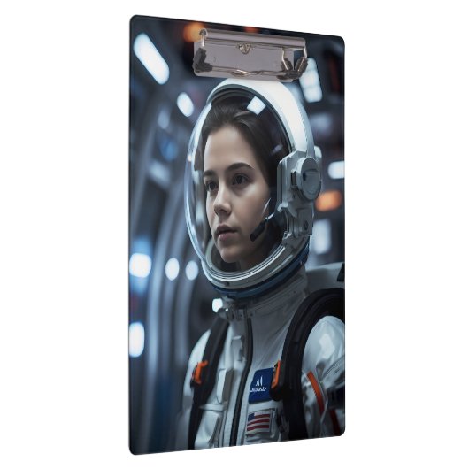 Space Girl v1 | Klemmbrett (Rechts)