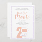 Space Girls Party Einladungen (Vorne/Hinten)