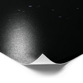 Space Graveyard Halloween Galaxie der Horror Fotodruck (Ecke)