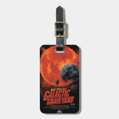 Space Graveyard Halloween Galaxie der Horror Gepäckanhänger (Vorderseite vertikal)