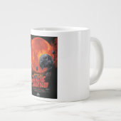 Space Graveyard Halloween Galaxie der Horror Jumbo-Tasse (Vorderseite Rechts)