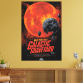 Space Graveyard Halloween Galaxie der Horror Leinwanddruck (Insitu (Wohnzimmer))