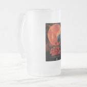 Space Graveyard Halloween Galaxie der Horror Mattglas Bierglas (Vorderseite Links)