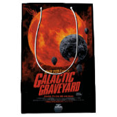 Space Graveyard Halloween Galaxie der Horror Mittlere Geschenktüte (Vorderseite)