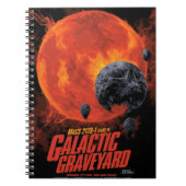 Space Graveyard Halloween Galaxie der Horror Notizblock (Vorderseite)