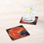 Space Graveyard Halloween Galaxie der Horror Rechteckiger Pappuntersetzer (Vor Ort)