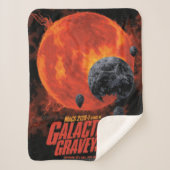 Space Graveyard Halloween Galaxie der Horror Sherpadecke (Vorderseite)