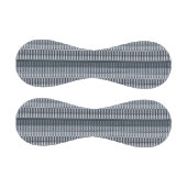 Space Gray Contemporary Stripe Muster Baseball (Paneele)