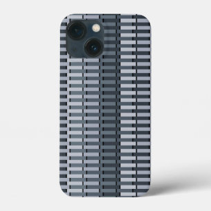 Space Gray Contemporary Stripe Muster Case-Mate iPhone Hülle
