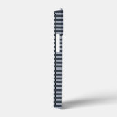 Space Gray Contemporary Stripe Muster Case-Mate iPhone Hülle (Rückseite / Rechts)