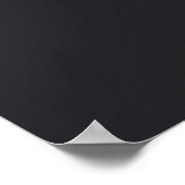 Space Gray Electric Blue Lato Quantum Kunst Poster (Ecke)