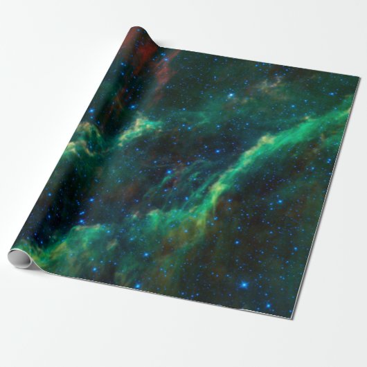 Space Green California Nebel Star Astronomie Geschenkpapier (Ungerollt)