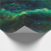 Space Green California Nebel Star Astronomie Geschenkpapier (Ecke)