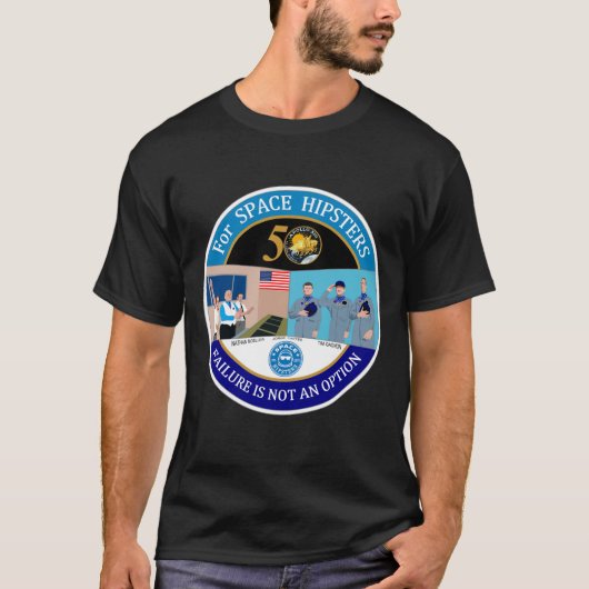 Space Hipster Apollo 13 50 Jahre T - Shirt (Vorderseite)